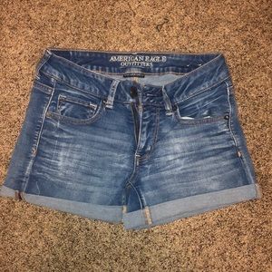 American Eagle Super Super Stretch Jean Shorts